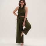Olive - Linen Pants