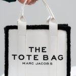 WHITE LEATHER TOTE BAG