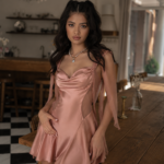 NIGHT GOWN ( Pearl Pink )